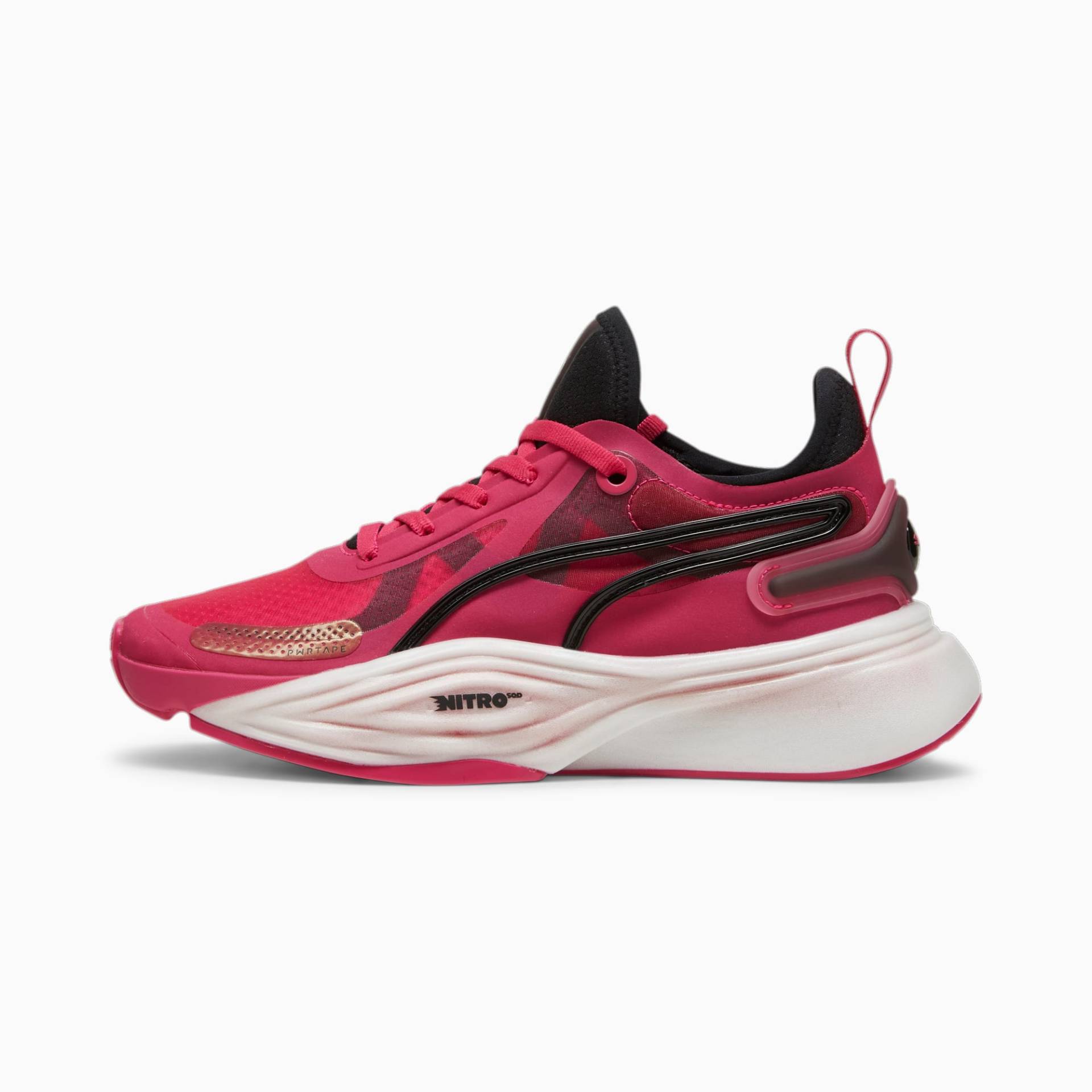 PUMA PWR NITRO™ SQD Trainingsschuhe Damen, Schwarz/Rosa, Größe: 41, Schuhe von PUMA