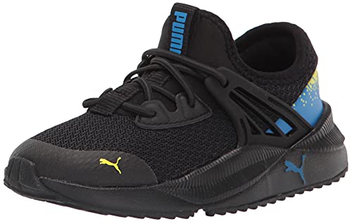 PUMA Pacer Future Disintegration Slip On Sneaker Black-French Blue-Nrgy Yellow, 2 US Unisex Little Kid PUMA Pacer Future Disintegration Slip On Sneaker Black-French Blue-Nrgy Yellow, 2 US Unisex Little Kid von PUMA