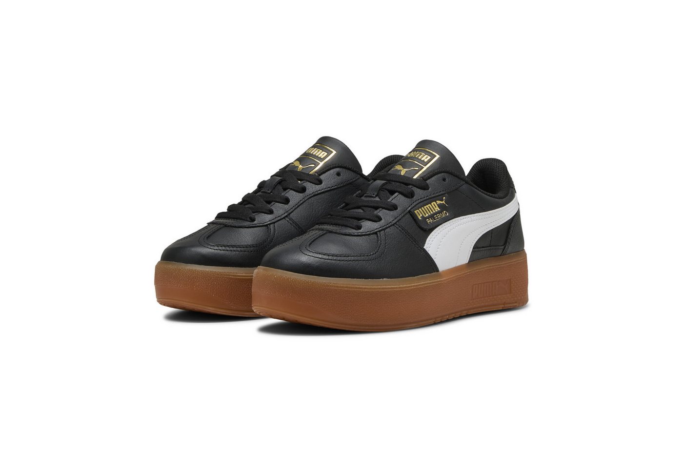 PUMA Palermo Elevata Leather Sneakers Damen Sneaker von PUMA