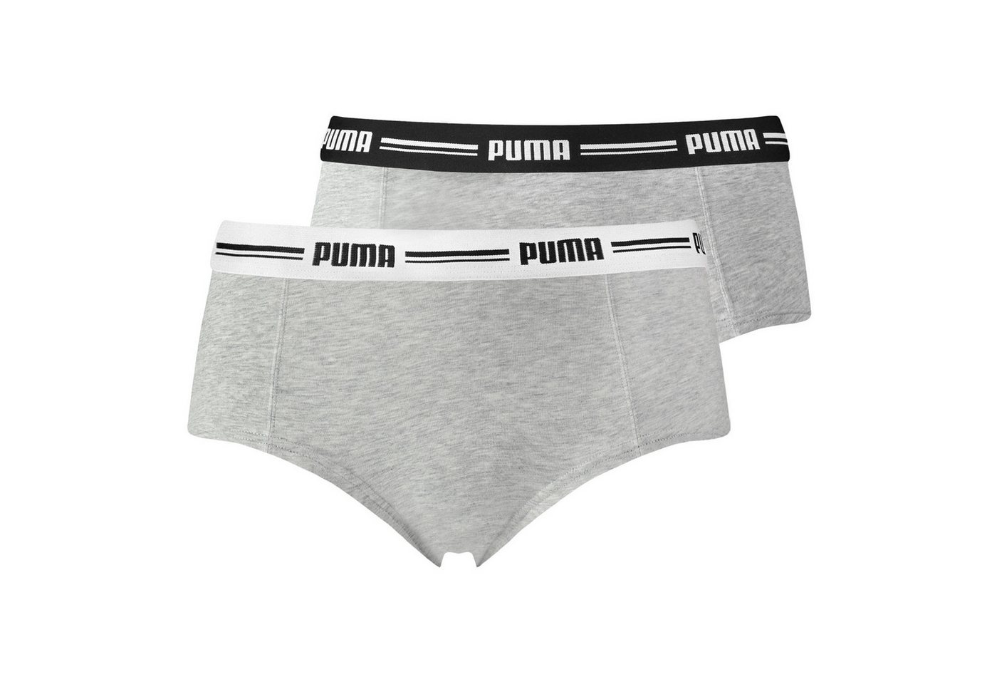PUMA Panty Mini Shorts (2-St., 2er Set) mit umlaufendem Markenschriftzug am Bund von PUMA