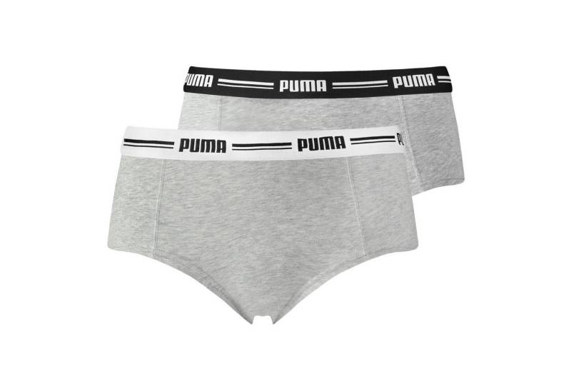 PUMA Panty Mini Shorts (2-St., 2er Set) mit umlaufendem Markenschriftzug am Bund von PUMA