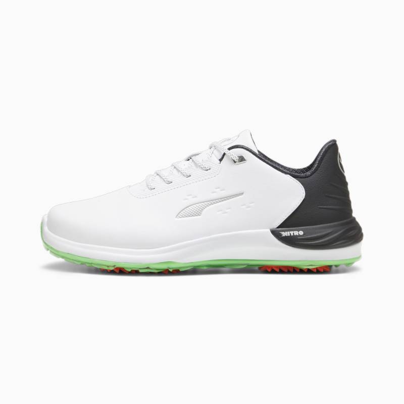PUMA Phantomcat NITRO™+ Golfschuhe Herren, Weiß/Grün/Schwarz, Größe: 47, Kleidung von PUMA
