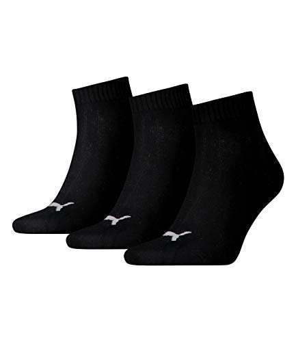 PUMA Plain 3P Quarter Socke, Schwarz (Black), 35-38, 3er Pack von PUMA