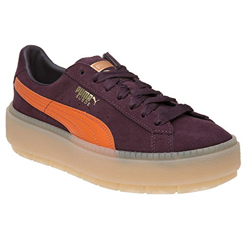 PUMA Platform Trace Block Damen Sneaker Dunkel Rot,Maroon,37.5 EU PUMA Platform Trace Block Damen Sneaker Dunkel Rot,Maroon,37.5 EU von PUMA