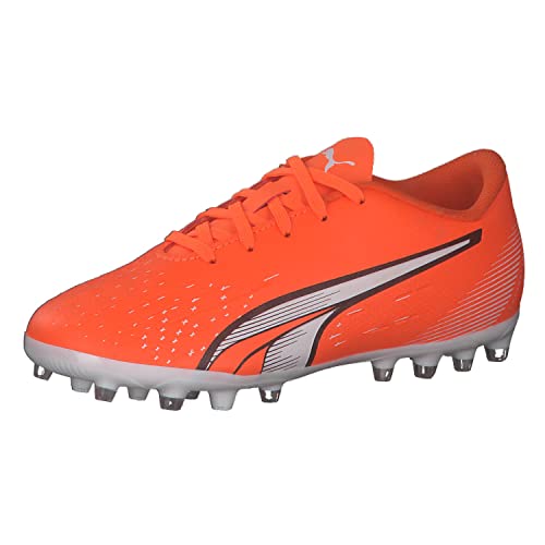 PUMA Ultra Play Mg Jr Fussballschuh, Ultraorange Weiß Blau Glimmer, 37.5 EU PUMA Ultra Play Mg Jr Fussballschuh, Ultraorange Weiß Blau Glimmer, 37.5 EU von PUMA