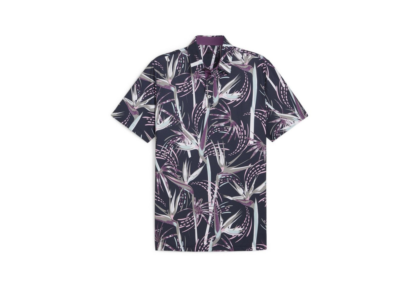 PUMA Poloshirt Puma Golf Polo Mattr Birds of Paradise Bunt Herren von PUMA