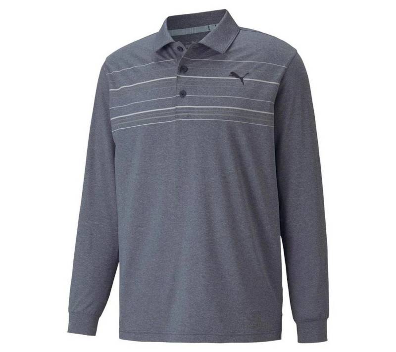 PUMA Poloshirt Puma Golf Polo MATTR Langarm Grau Herren M von PUMA