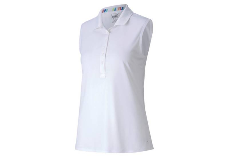 PUMA Poloshirt Puma Golf Polo Rotation Sleeveless Weiß Damen von PUMA