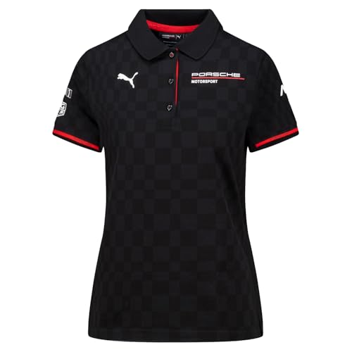 PUMA Porsche Motorsport Damen Team Poloshirt - Schwarz - Größe: XXL von PUMA