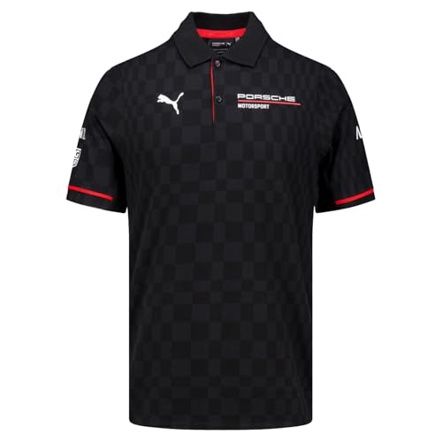 PUMA Porsche Motorsport Herren Team Poloshirt - Schwarz - Größe: 3XL von PUMA