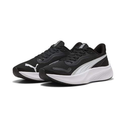 PUMA Pounce LITE JR Sneaker, Black White Silver, 37.5 EU PUMA Pounce LITE JR Sneaker, Black White Silver, 37.5 EU von PUMA
