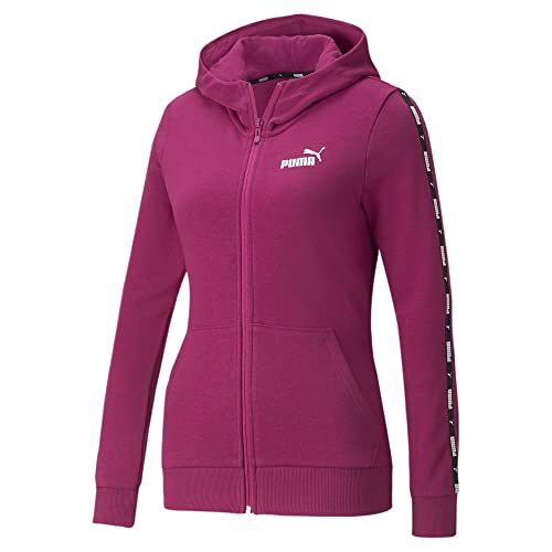 PUMA Damen Tops Power Damen Reißverschluss-Hoodie M Festival Fuchsia Pink von PUMA