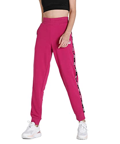 PUMA Power Tape Jogginghose Damen, Farbe:Fuchsia, Größe:L von PUMA