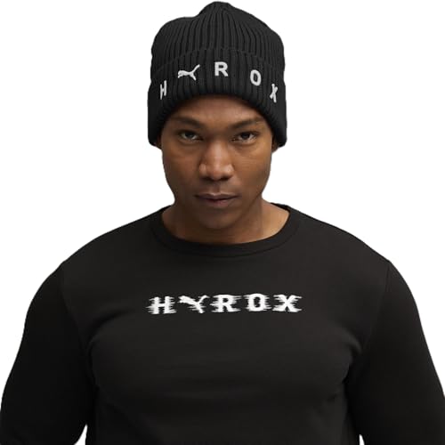 PUMA Puma x Hyrox Mid Crown Beanie Puma Black von PUMA