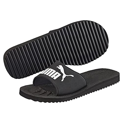 PUMA Purecat Badelatschen Slides (black/white, numeric_46) von PUMA