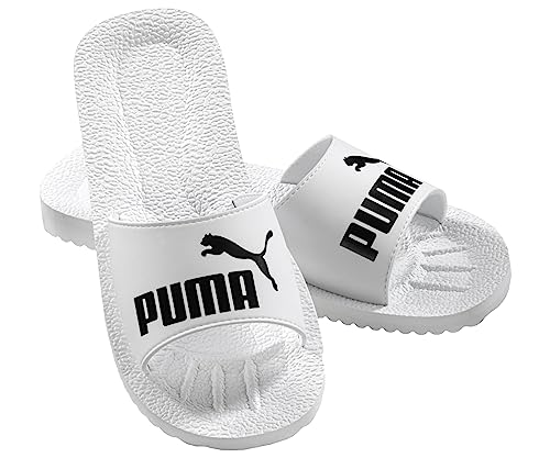 PUMA Purecat Dusch- und Badeschuhe Slipper Statement Deluxe Edition - White - Gr. 40.5 von PUMA