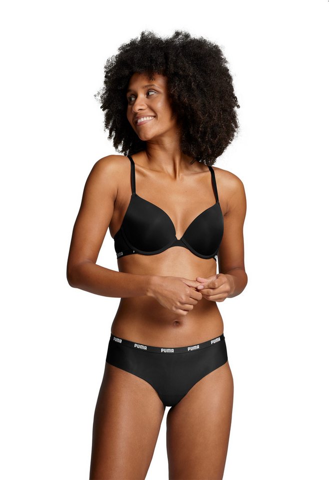 PUMA Push-up-BH PUMA WOMEN PUSHUP BRA 1P HANG mit gepolsterten Cups, mit Bügel von PUMA