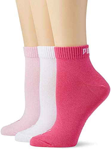 PUMA Quarter Damen Sneakers Socken 9er Set 9 Paar - Pink Lady: Größe: 39/42 von PUMA