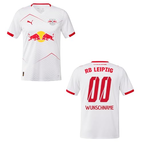 PUMA Original Home RB Leipzig Trikot - Offizielles Herren Heimtrikot RB Leipzig 25/26 - Wunschflock Personalisiert - Gr. XXL - Fussball Geschenke Fanartikel von PUMA