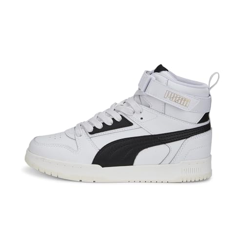 PUMA Unisex Kinder Rbd Game Jr Turnschuhe, Puma White Puma Black Puma Team Gold, 38 EU von PUMA