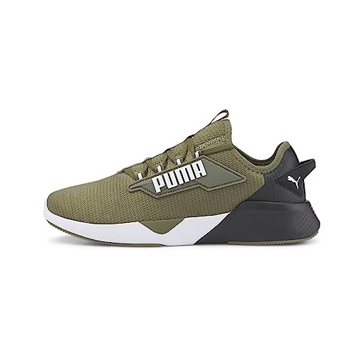 PUMA Erwachsene Retaliate 2 Laufschuhe 41Dark Green Moss Black von PUMA