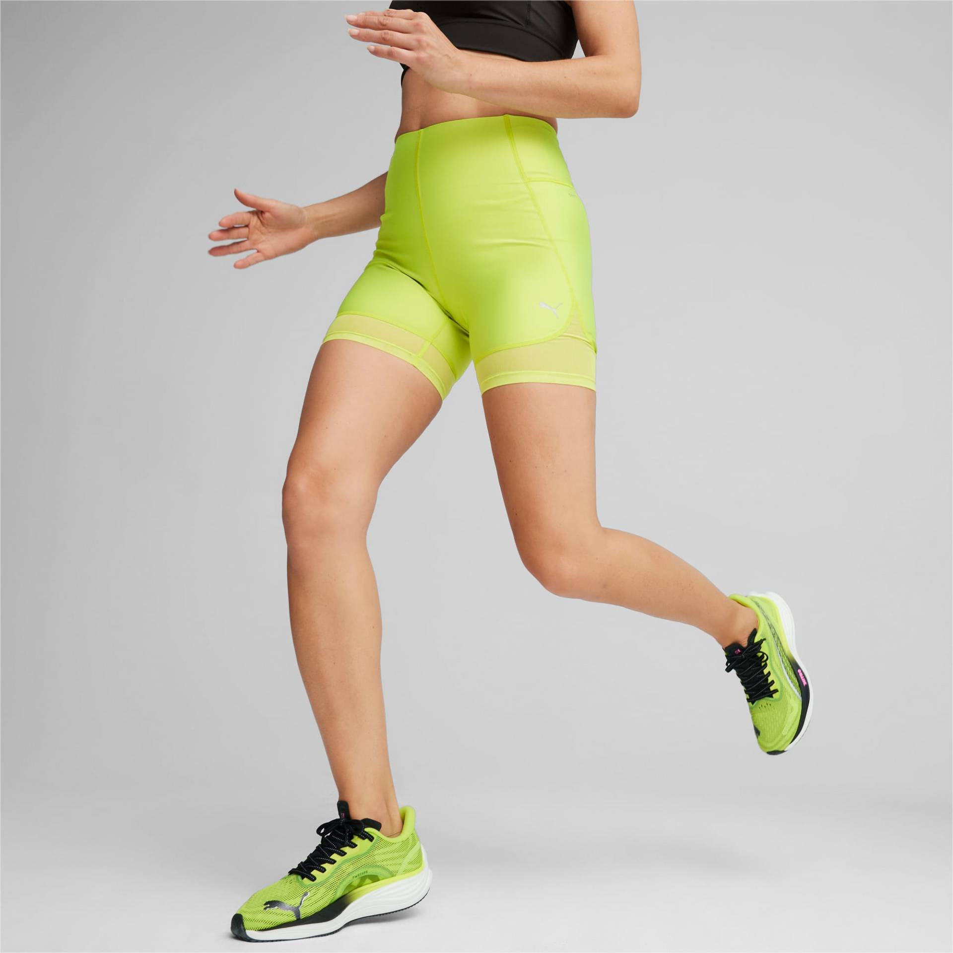 PUMA RUN 6" ULTRAFORM Laufshorts Damen, Grün, Größe: XL, Kleidung von PUMA