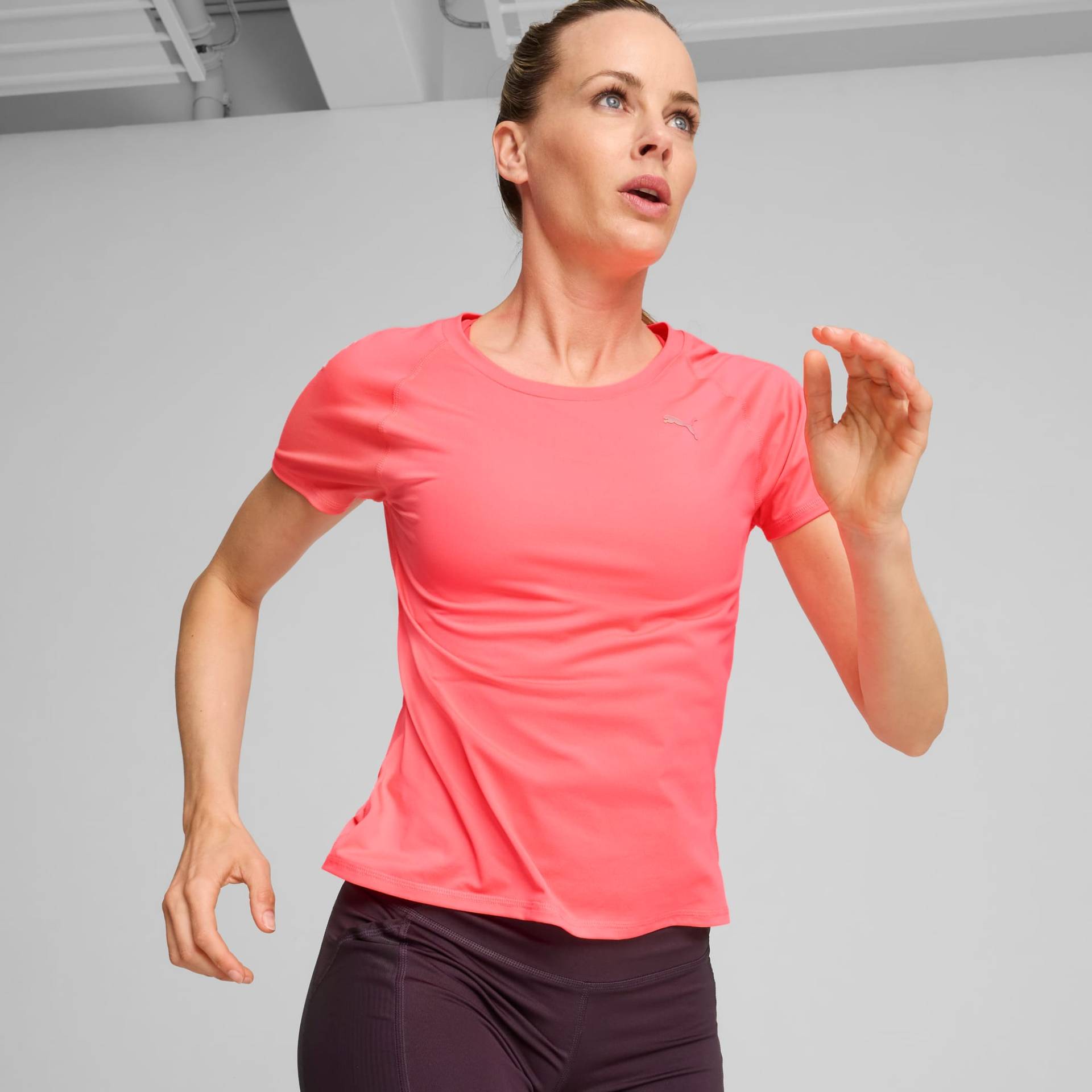 PUMA RUN CLOUDSPUN Lauf-T-Shirt Damen, Mehrfarbig, Größe: XL, Kleidung von PUMA