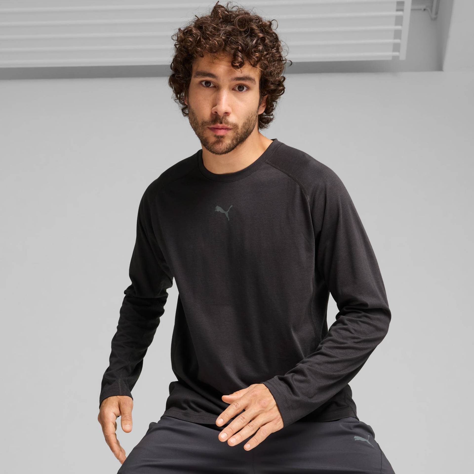 PUMA RUN Langarm-Shirt Herren, Grau, Größe: XXL, Kleidung PUMA RUN Langarm-Shirt Herren, Grau, Größe: XXL, Kleidung von PUMA