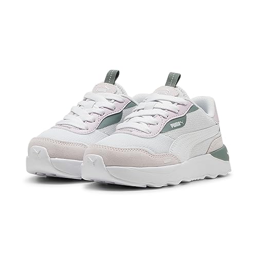 PUMA Mädchen Runtamed Platform Ps Turnschuhe, Dewdrop Puma White Grape Mist Eucalyptus, 29 EU von PUMA