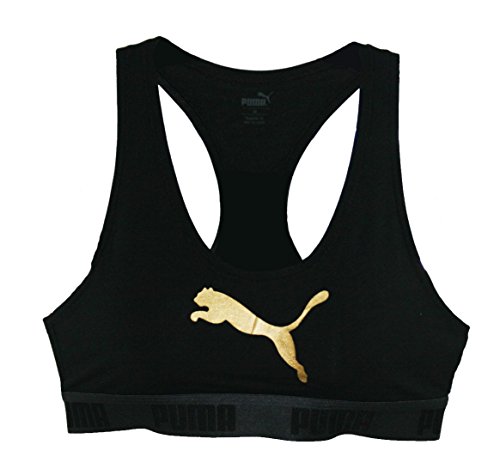 PUMA Racer Back Bra 674006001200 Schwarz Sport BH, Farbe:schwarz, Textilien Größen:L von PUMA