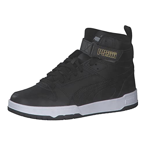 PUMA Rbd Game Jr Sneaker, Black Black Team Gold, 38.5 EU von PUMA