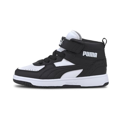 PUMA Rebound Joy AC PS Sneaker, Black Black White, 31 EU von PUMA
