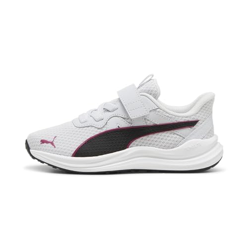 PUMA Reflect Lite AC+PS Sneaker, Silver Mist Black-Magenta Gleam, 31 EU von PUMA