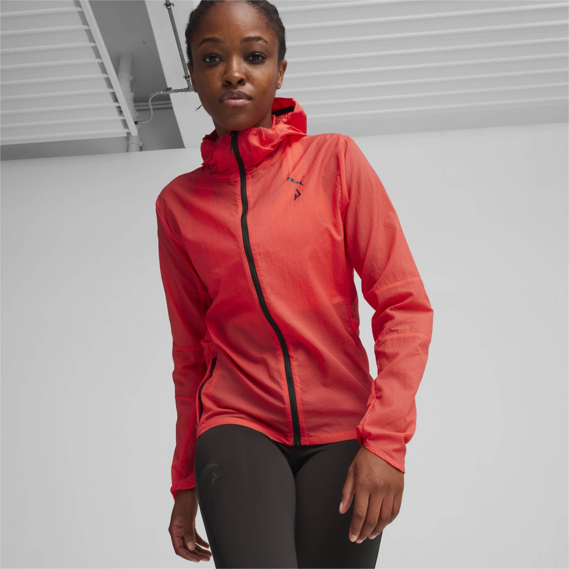 PUMA SEASONS Ultra Trailjacke Damen, Rot, Größe: L, Kleidung von PUMA