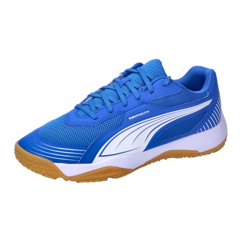 PUMA Unisex Kinder Solarflash Iii Jr Indoor Court Shoe, Puma Team Royal Puma White, 37.5 EU von PUMA