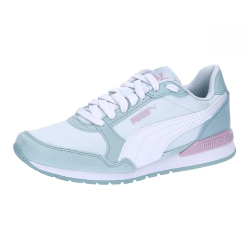 PUMA ST Runner V3 NL JR Sneaker, Dewdrop White Turquoise Surf Grape Mist, 38.5 EU von PUMA