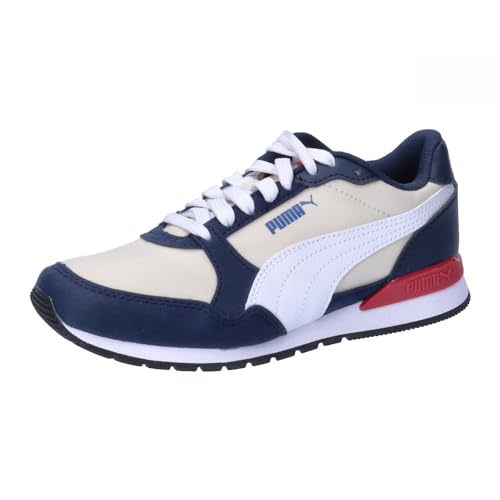 PUMA ST Runner v3 NL Jr Sneaker, Sugared Almond White-Club Navy-Club Red-Cobalt Glaze, 37.5 EU von PUMA