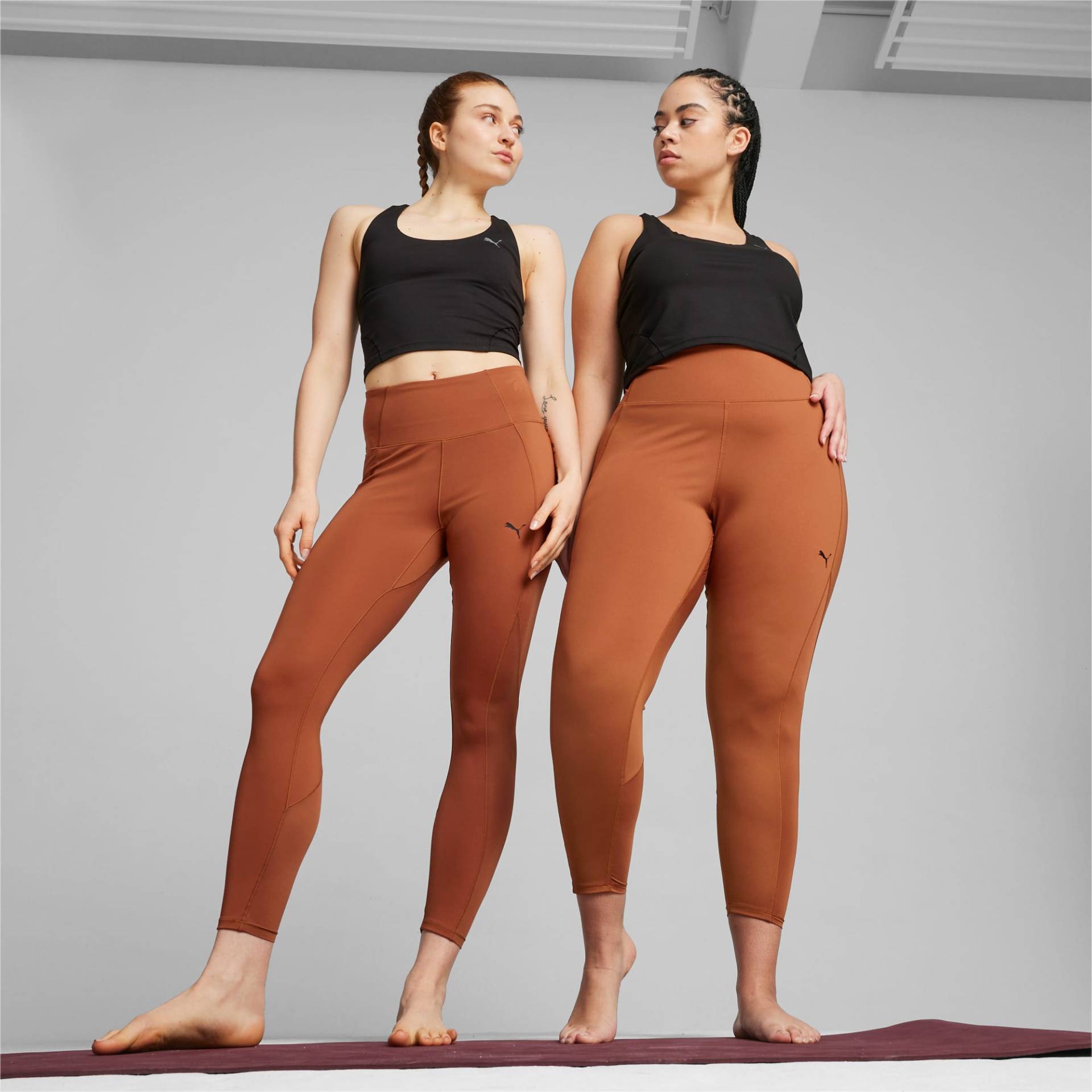 PUMA STUDIO ULTRABARE Leggings Damen, Mehrfarbig, Größe: L, Kleidung von PUMA