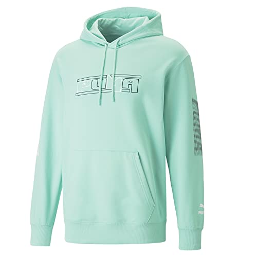 PUMA Herren SWxP Graphic Hoodie LMint Green von PUMA