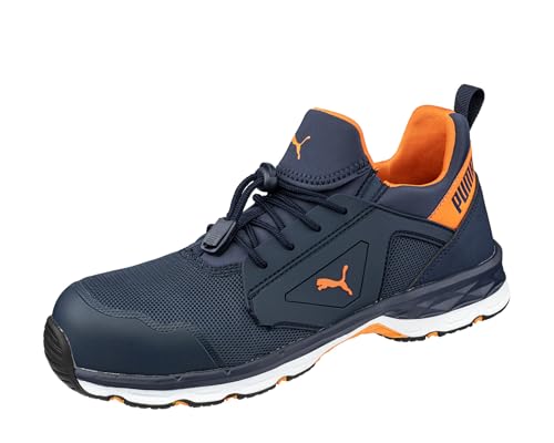 PUMA Sicherheitsschuhe Chase Low S1PS Blau Orange Größe 45 von PUMA