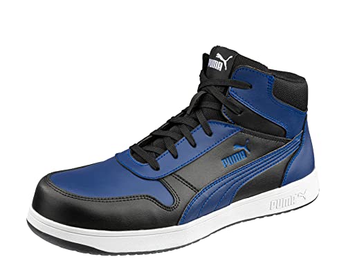 PUMA Safety FRONTCOURT Blue BLK Mid Sicherheitsschuh blau-schwarz Gr. 47 von PUMA