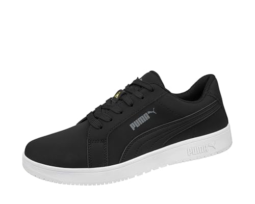 PUMA Safety STELLAR Rutschhemmende Berufsschuhe – rutschfeste O2 Arbeitsschuhe, metallfrei, wasserabweisend – ideal als Kochschuhe & Arbeits- Sneaker - Schwarz Größe 47 von PUMA