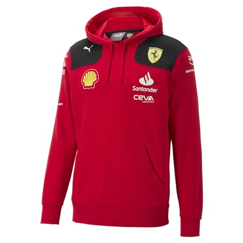 PUMA Scuderia Ferrari - 2023 Team-Hoodie - Rot - Männer - Größe: L von PUMA