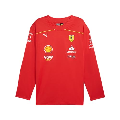 PUMA Scuderia Ferrari – Carlos Sainz Hockey-Trikot – Herren-Passform – Rot – Größe: L von PUMA