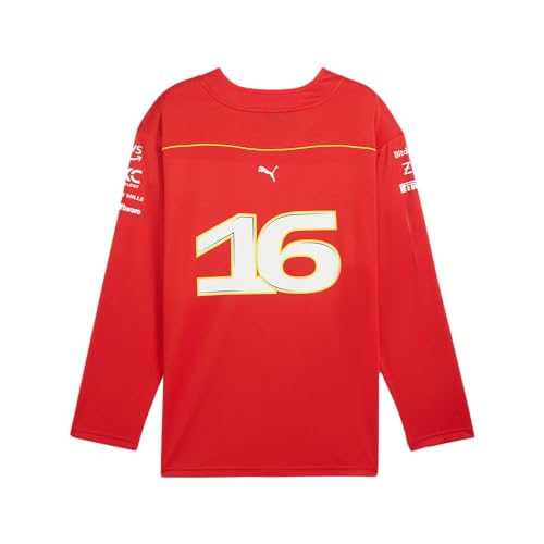 PUMA Scuderia Ferrari – Charles Leclerc Hockey-Trikot – Herren-Passform – Rot – Größe: XXL von PUMA