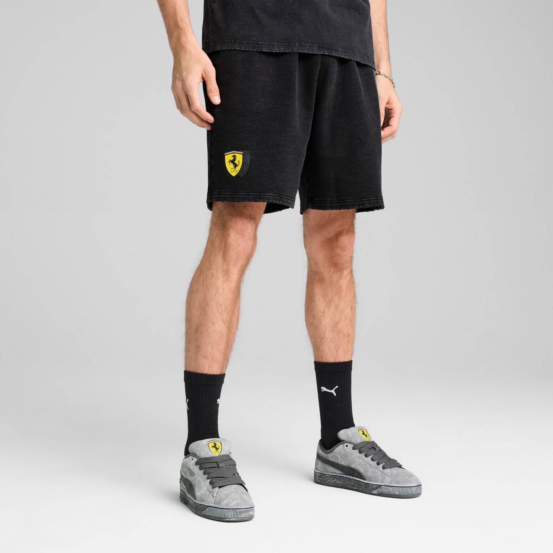 PUMA Scuderia Ferrari Desert Sun Shorts Herren, Schwarz, Größe: XXL, Kleidung von PUMA
