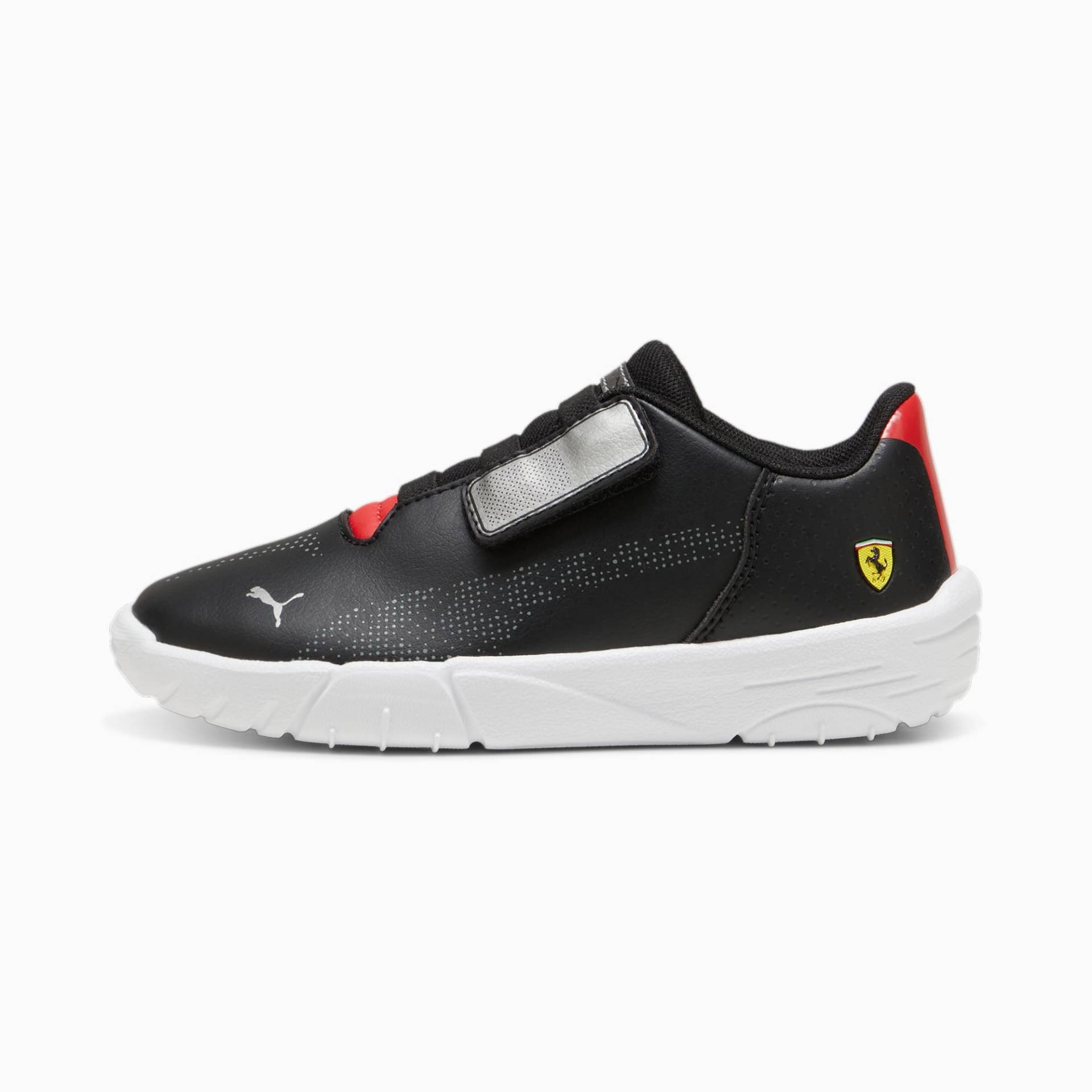 PUMA Scuderia Ferrari Drift Cat Decima 2.0 Sneakers Kinder Schuhe, Schwarz/Rot, Größe: 32.5, Schuhe von PUMA