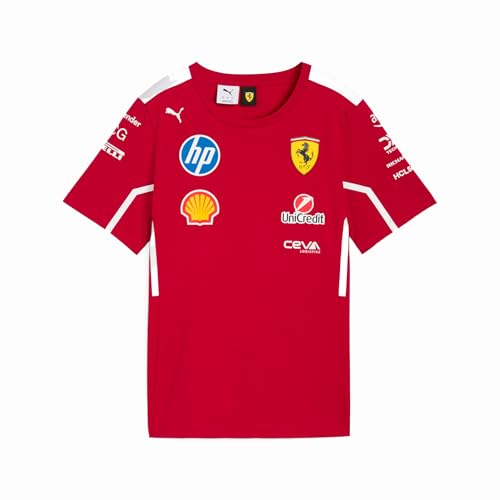 PUMA Scuderia Ferrari F1 2025 Kinder Team T-Shirt - Rot - Größe: 128 PUMA Scuderia Ferrari F1 2025 Kinder Team T-Shirt - Rot - Größe: 128 von PUMA