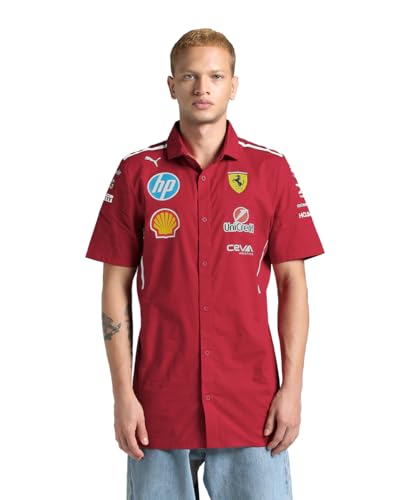 PUMA Scuderia Ferrari F1 2025 Team Shirt - Rot - Größe: L von PUMA