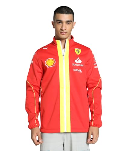 PUMA Scuderia Ferrari F1 Herren 2024 Team Softshell-Jacke Brennt Rot - Größe: XX-Groß von PUMA